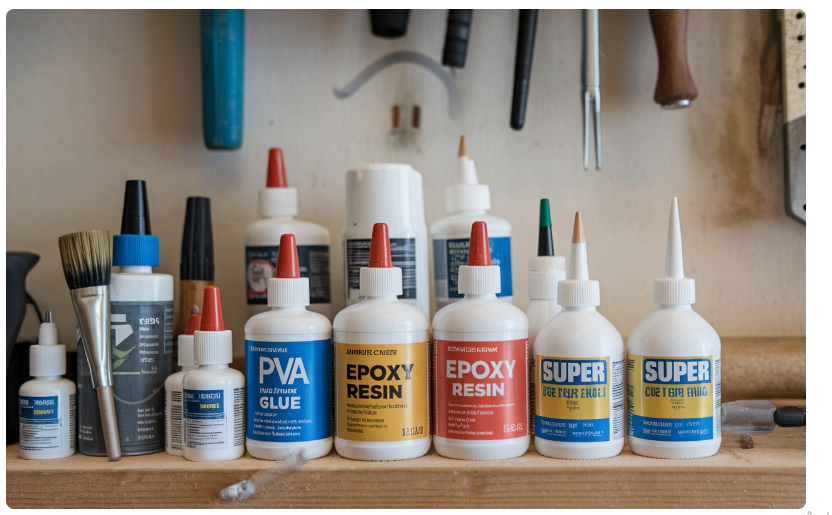 Bringing two MDF boards together after applying wood glue to create a strong, aligned joint.