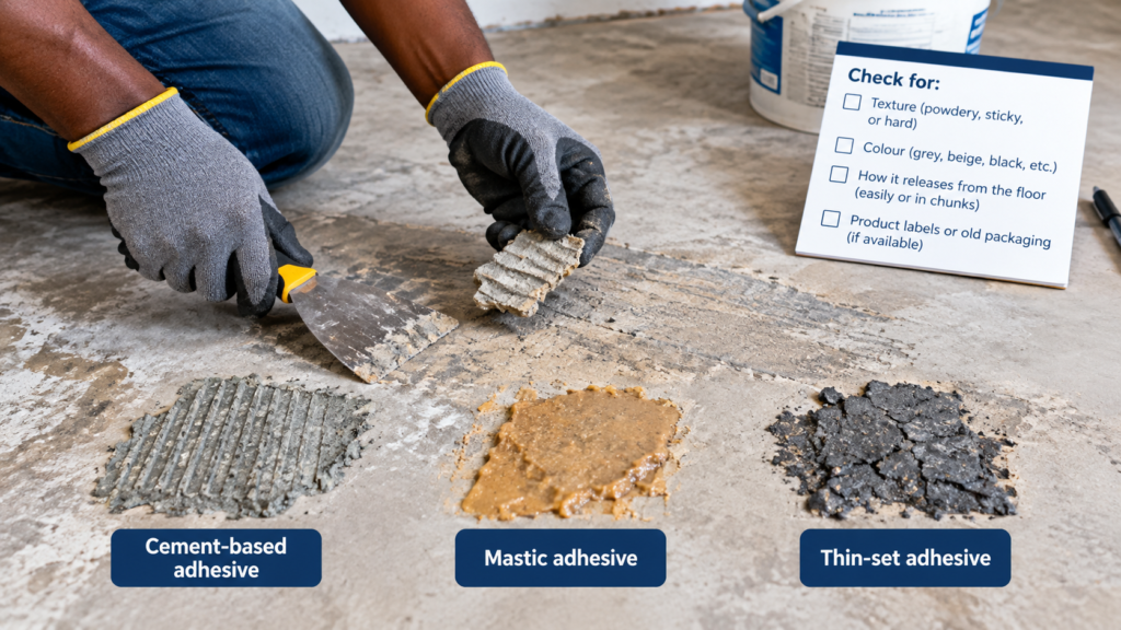 Identify the Type of Old Tile Adhesive Before You Start