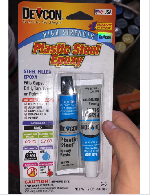 DEVCON PLASTIC STEEL EPOXY