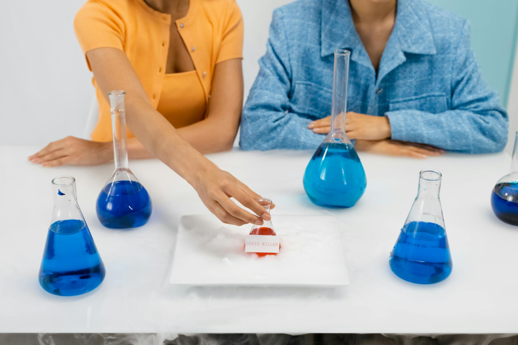 experts discussing the quality of the products