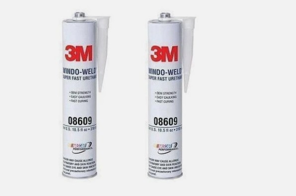 3M 08609 Window-Weld Super Fast Urethane cartridge for premium windshield installation and automotive glass bonding applications.