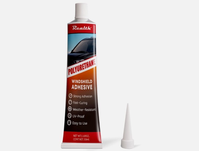 50ML polyurethane windshield adhesive and sealant for repairing windshield cracks, automotive glass bonding, and leak-proof sealing.